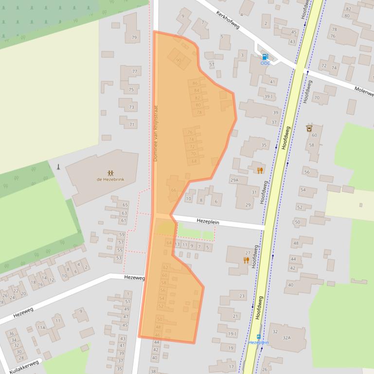 Kaart van postcodegebied 8166AN.