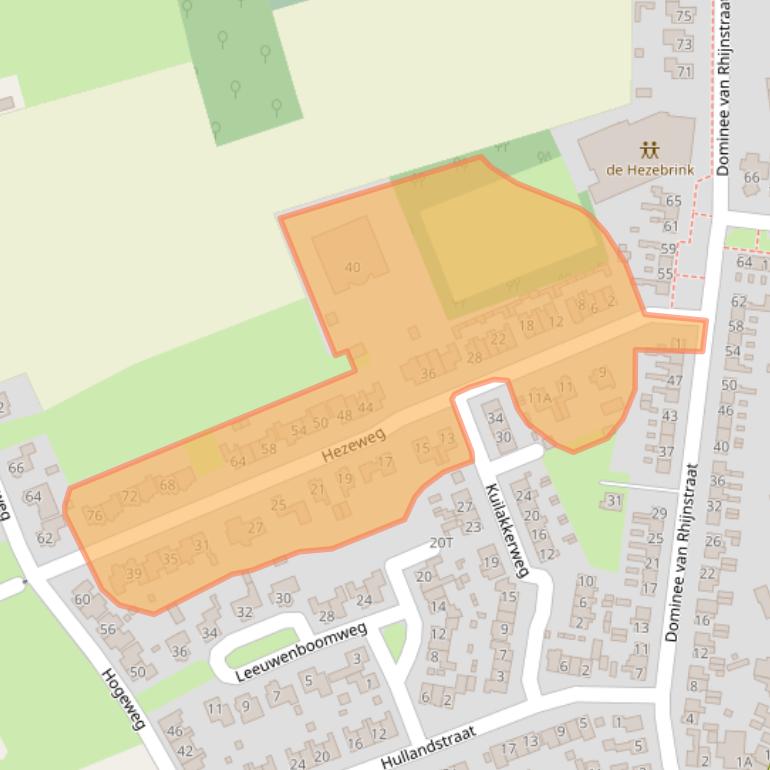 Kaart van postcodegebied 8166AP.