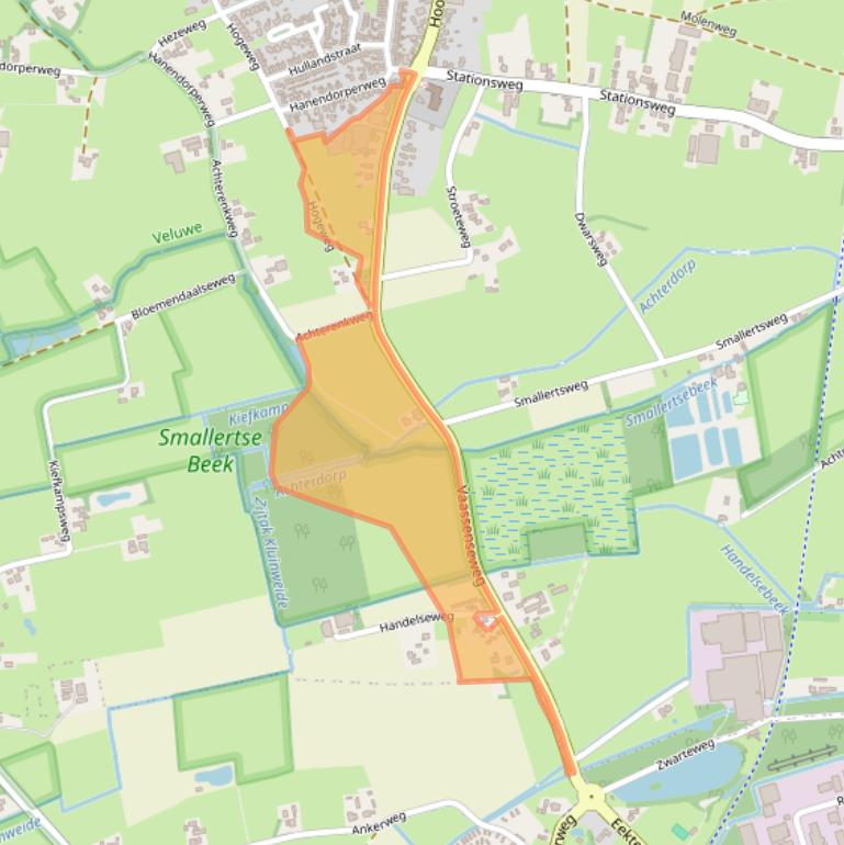 Kaart van postcodegebied 8166AV.