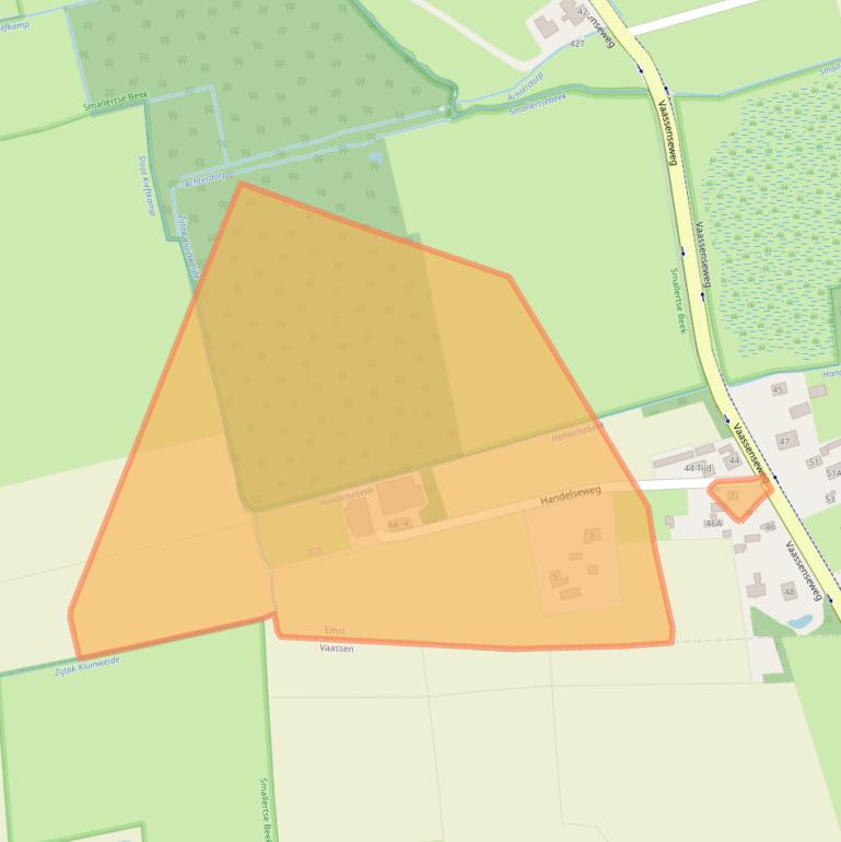 Kaart van postcodegebied 8166AW.