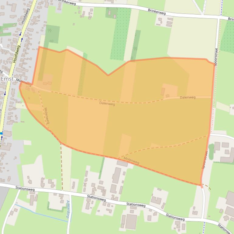 Kaart van postcodegebied 8166AX.