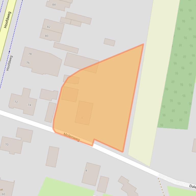 Kaart van postcodegebied 8166BA.