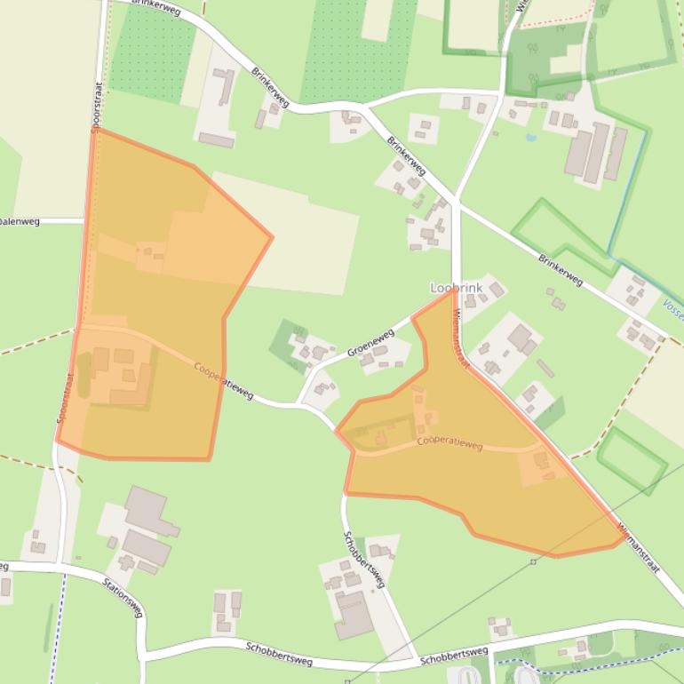 Kaart van postcodegebied 8166GB.