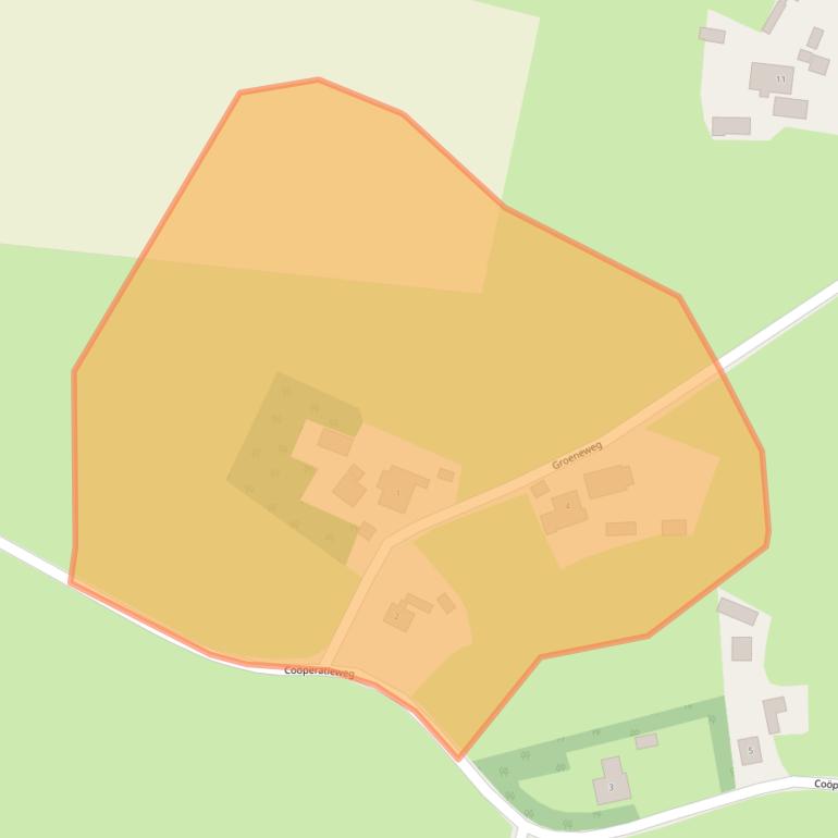 Kaart van postcodegebied 8166GC.