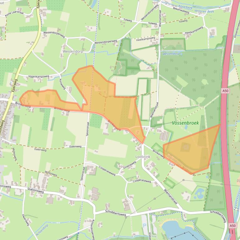 Kaart van postcodegebied 8166GD.