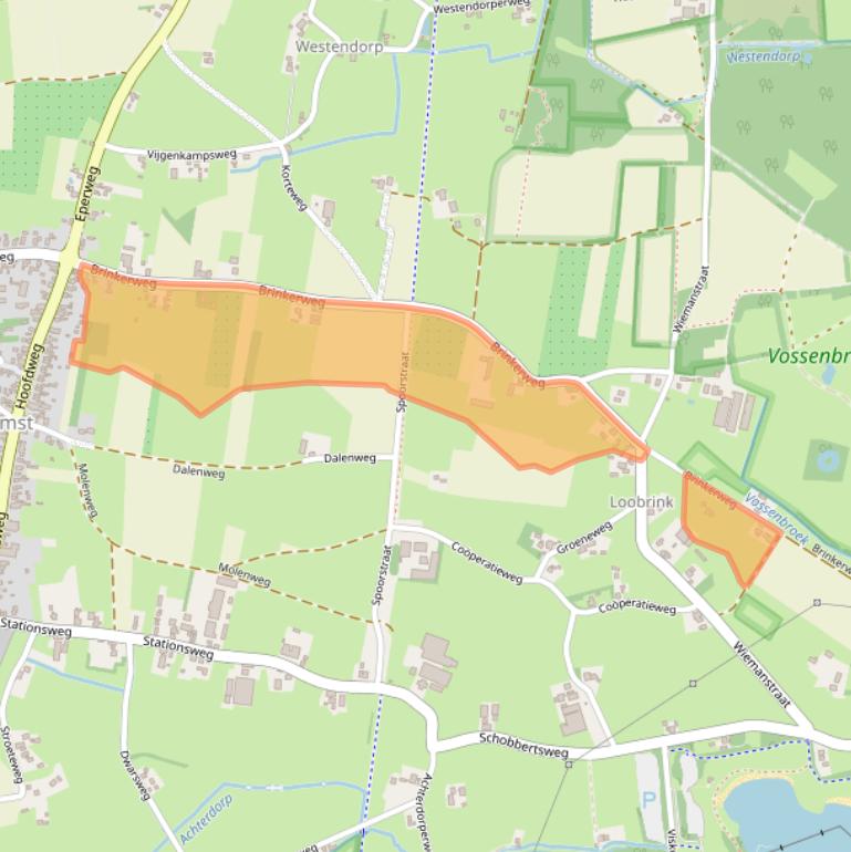 Kaart van postcodegebied 8166GE.