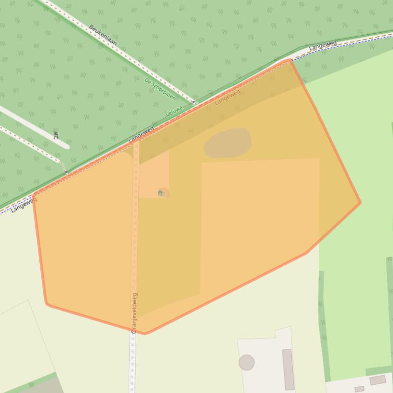 Kaart van postcodegebied 8166GJ.