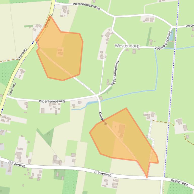 Kaart van postcodegebied 8166GK.