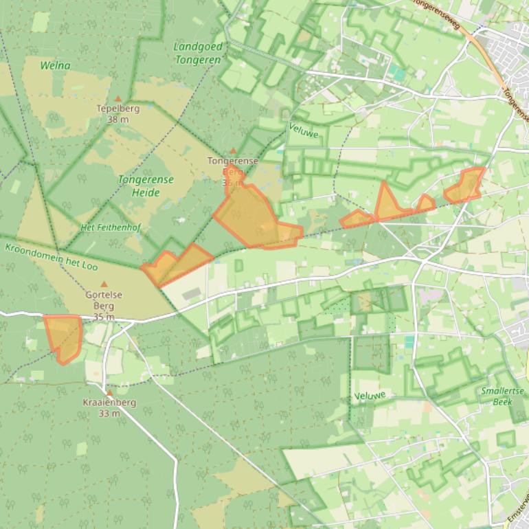 Kaart van postcodegebied 8166GT.