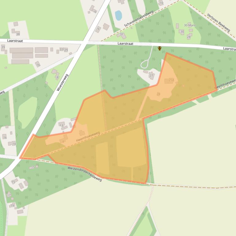 Kaart van postcodegebied 8166HA.