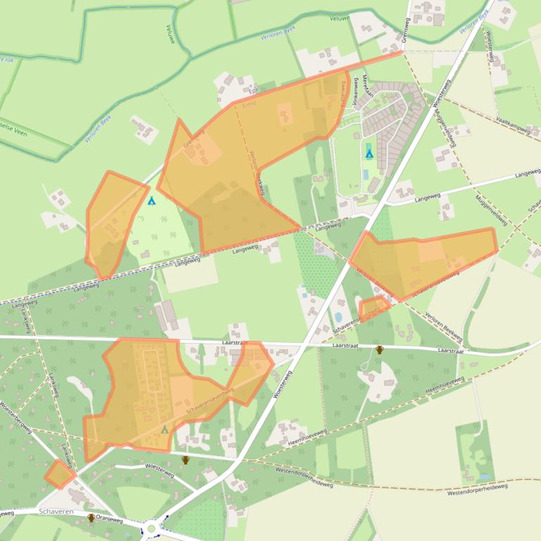 Kaart van postcodegebied 8166HC.