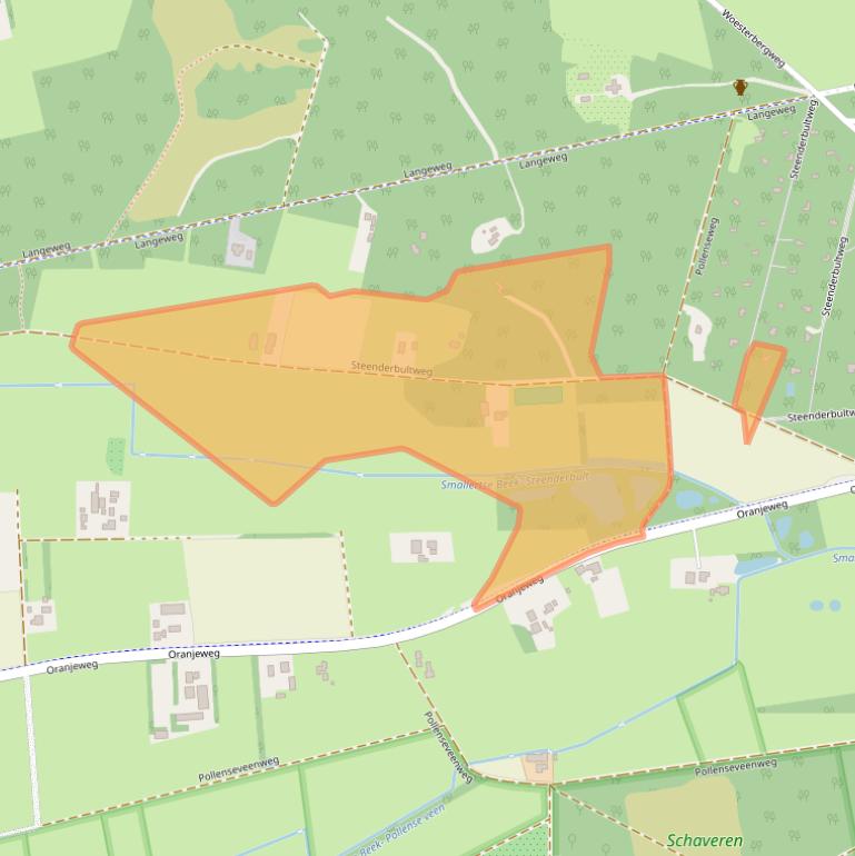 Kaart van postcodegebied 8166HK.
