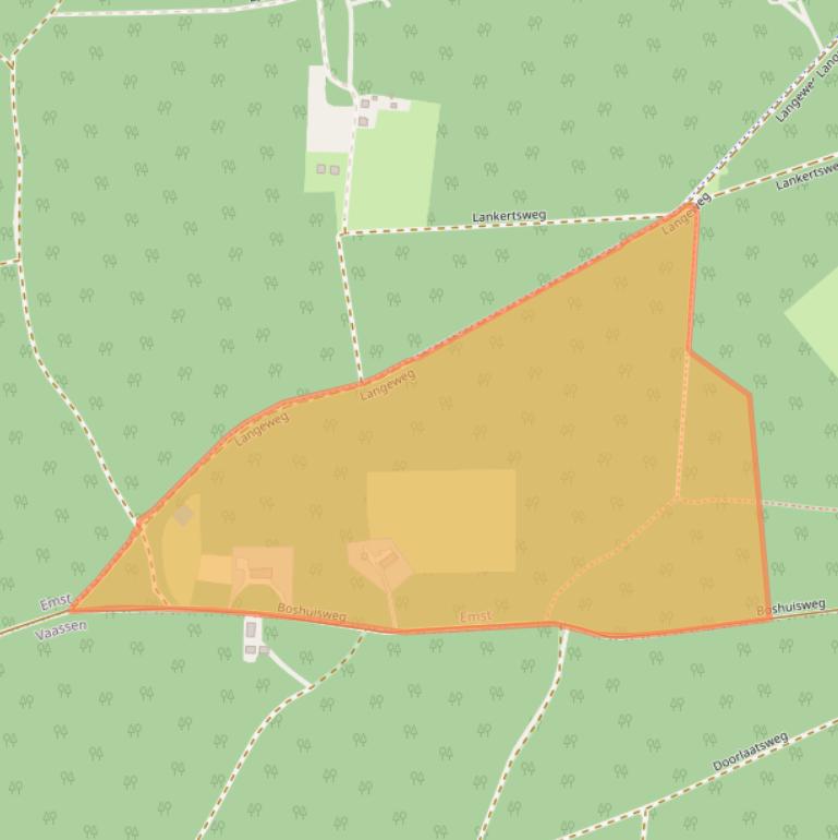 Kaart van postcodegebied 8166HR.