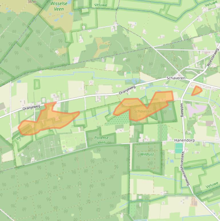 Kaart van postcodegebied 8166HT.