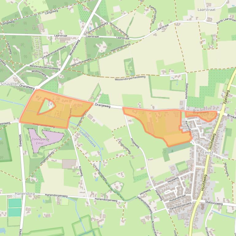 Kaart van postcodegebied 8166JA.