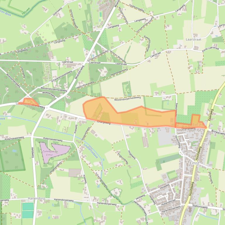 Kaart van postcodegebied 8166JC.
