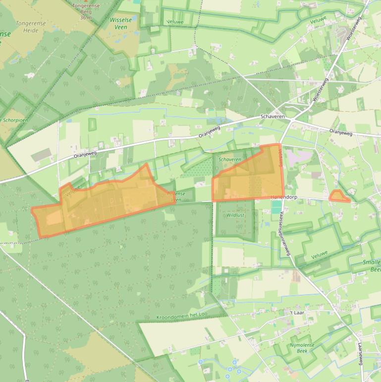 Kaart van postcodegebied 8166JJ.