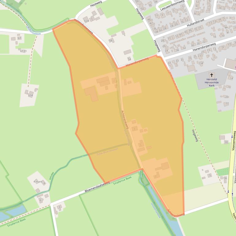 Kaart van postcodegebied 8166JL.