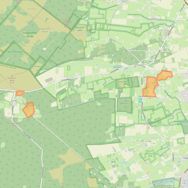 Kaart van postcodegebied 8166JR.