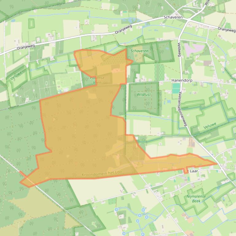 Kaart van postcodegebied 8166JS.