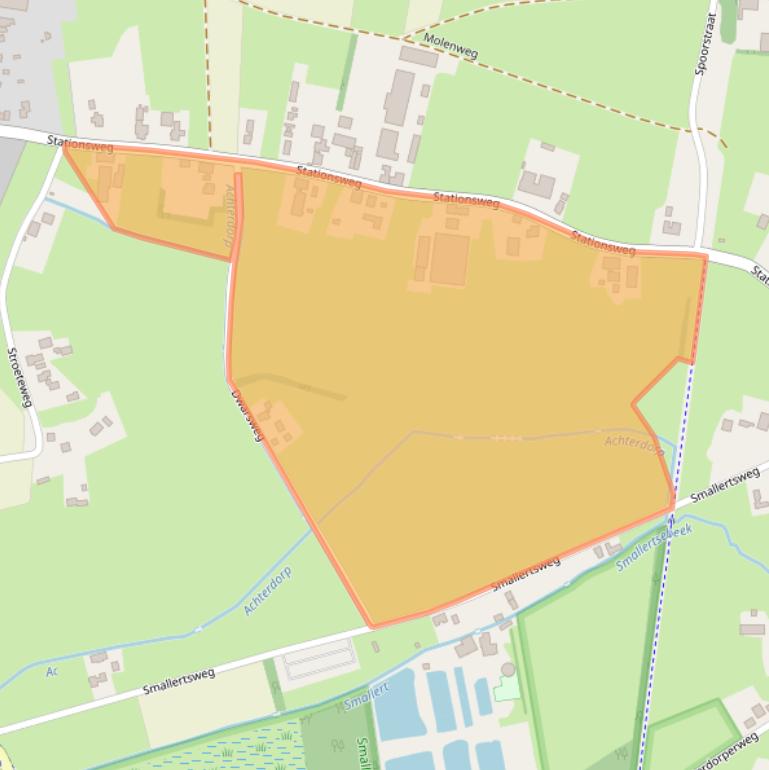 Kaart van postcodegebied 8166KB.