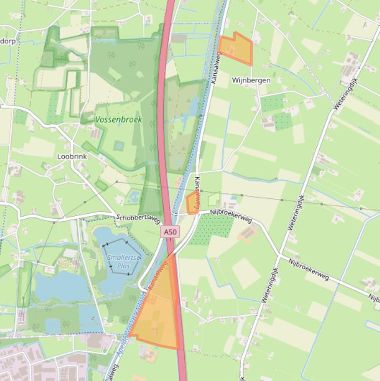 Kaart van postcodegebied 8166KL.