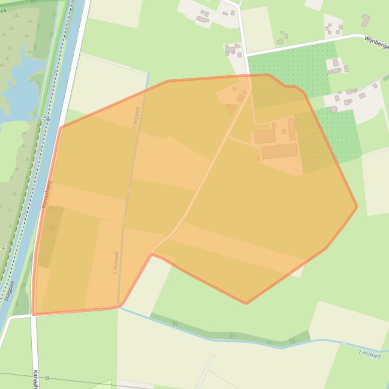 Kaart van postcodegebied 8166KX.