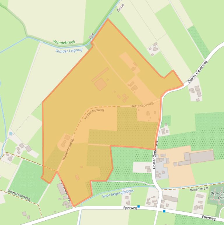 Kaart van postcodegebied 8167LB.