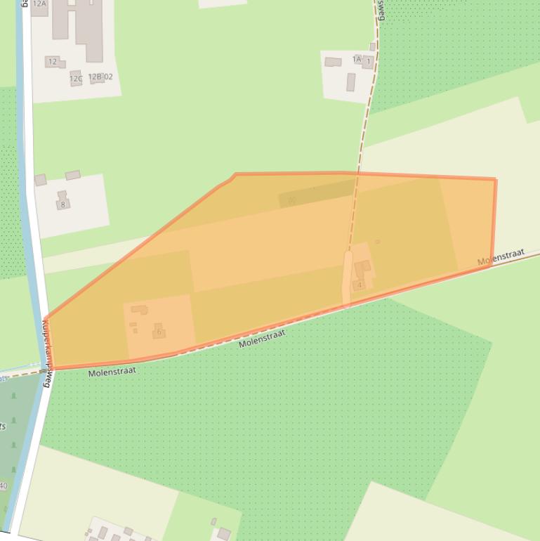 Kaart van postcodegebied 8167LD.