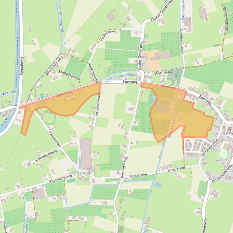 Kaart van postcodegebied 8167LG.