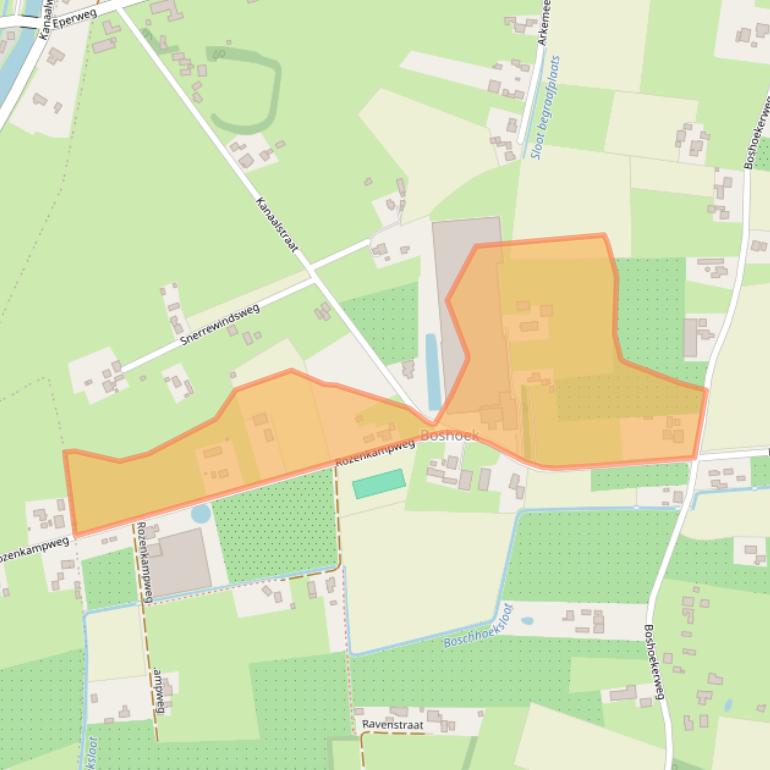 Kaart van postcodegebied 8167LN.