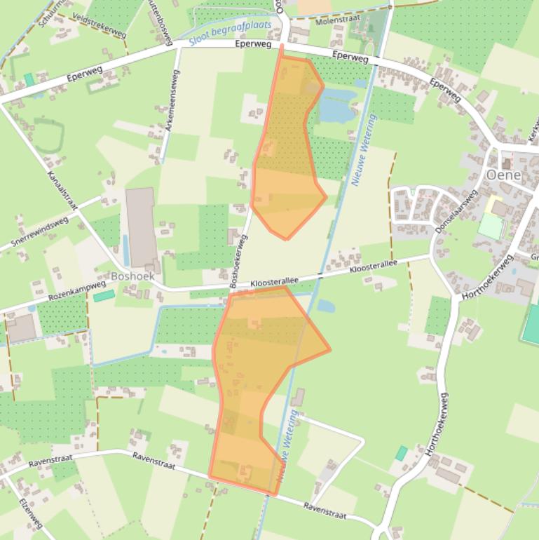 Kaart van postcodegebied 8167LR.