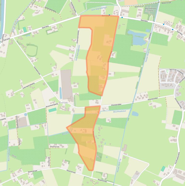 Kaart van postcodegebied 8167LS.