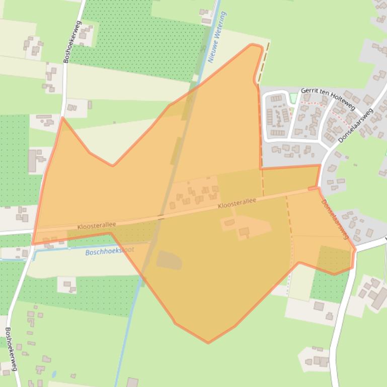 Kaart van postcodegebied 8167LT.