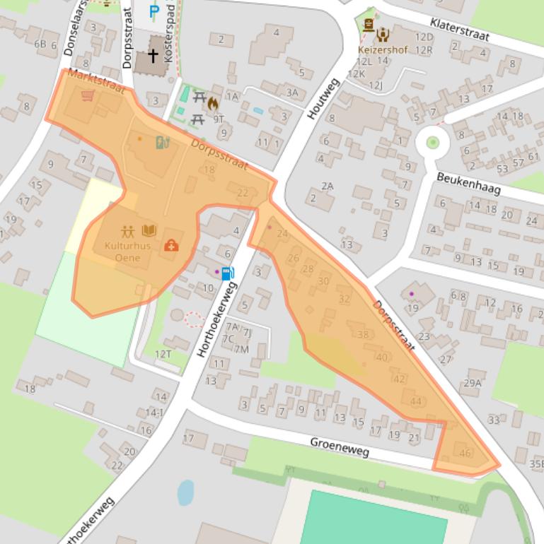 Kaart van postcodegebied 8167NL.