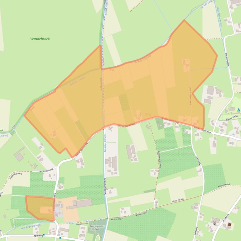 Kaart van postcodegebied 8167PA.