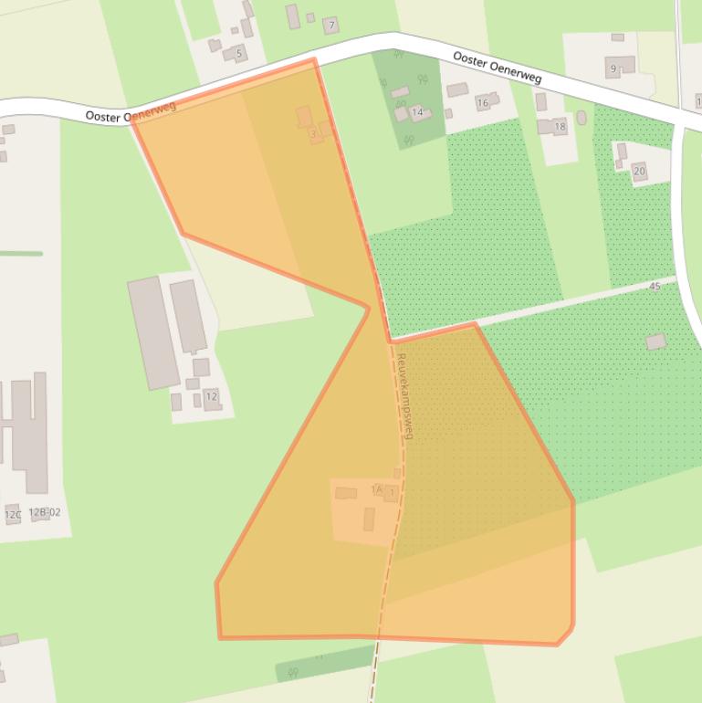 Kaart van postcodegebied 8167PE.