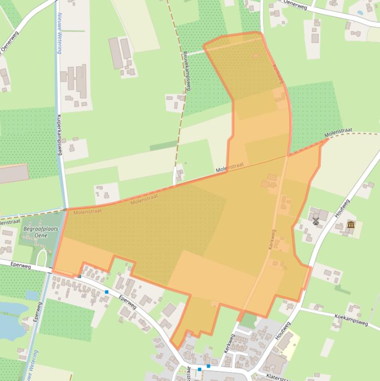 Kaart van postcodegebied 8167PG.