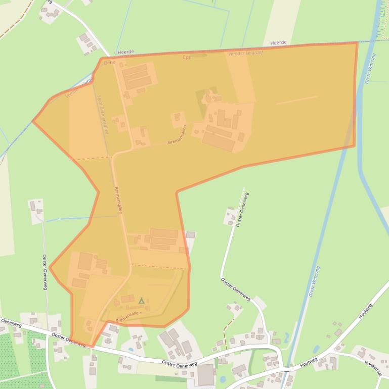 Kaart van postcodegebied 8167PH.