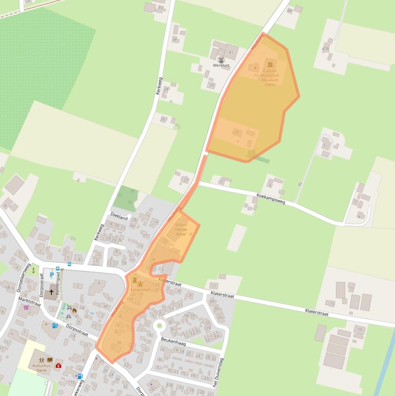 Kaart van postcodegebied 8167PL.