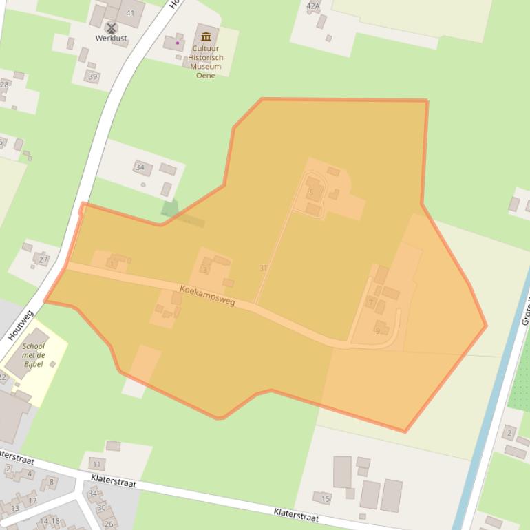 Kaart van postcodegebied 8167PP.