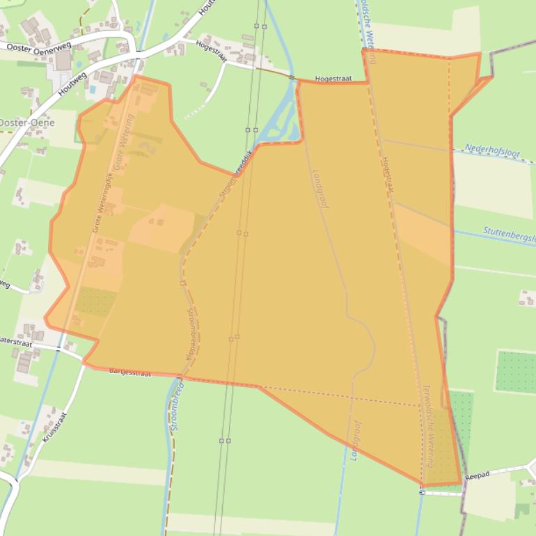 Kaart van postcodegebied 8167PR.