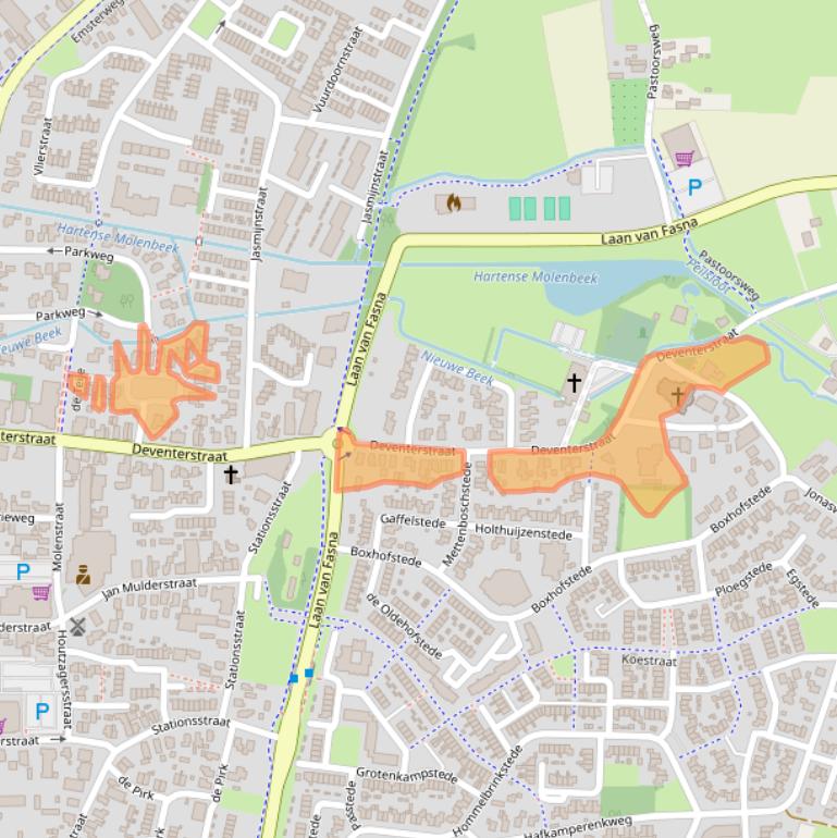 Kaart van postcodegebied 8171AG.