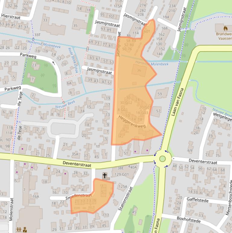 Kaart van postcodegebied 8171AP.