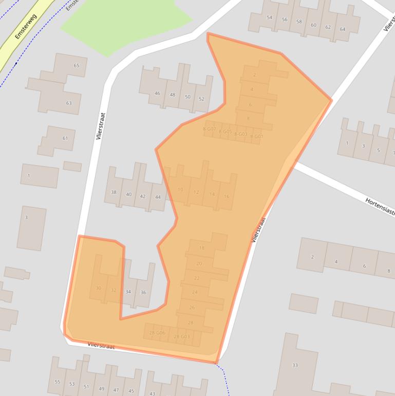 Kaart van postcodegebied 8171BC.