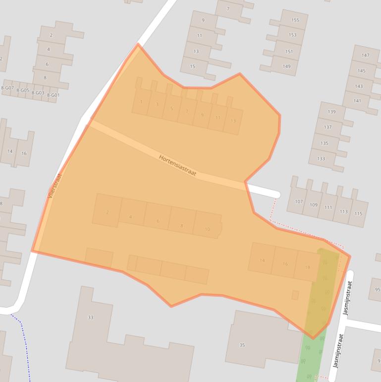 Kaart van postcodegebied 8171BG.