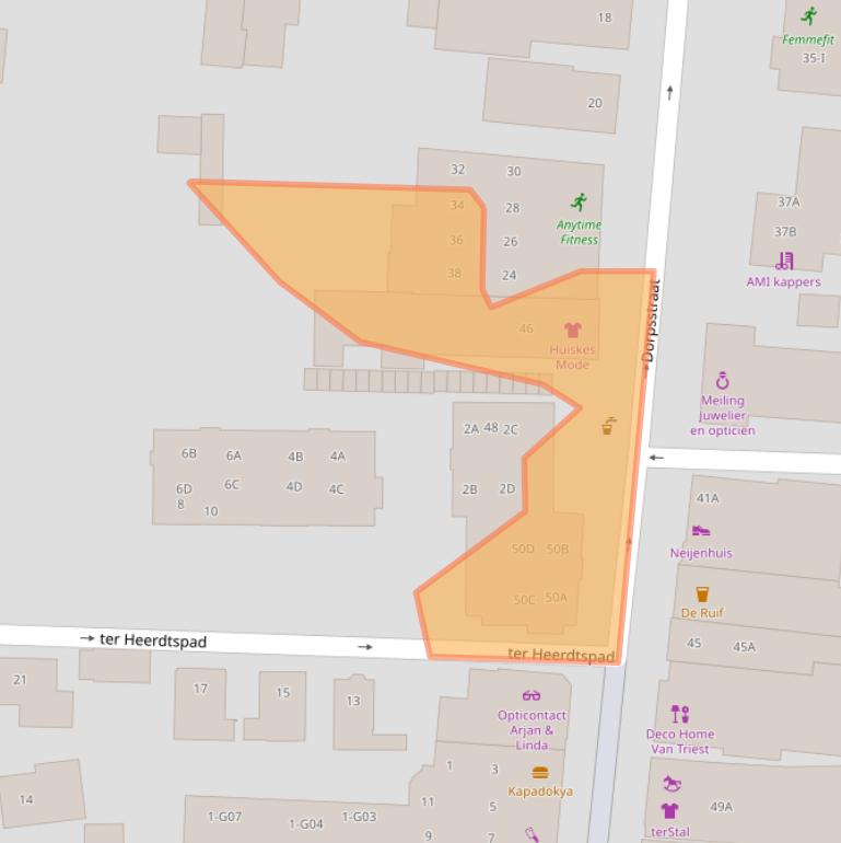 Kaart van postcodegebied 8171BR.