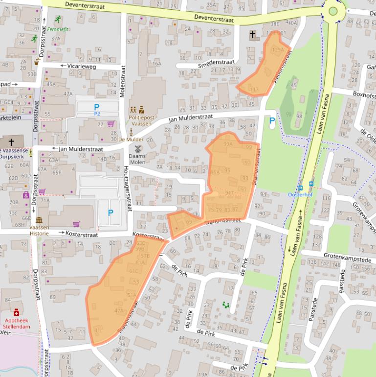 Kaart van postcodegebied 8171BW.