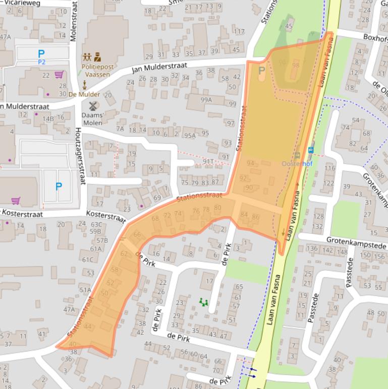 Kaart van postcodegebied 8171BZ.