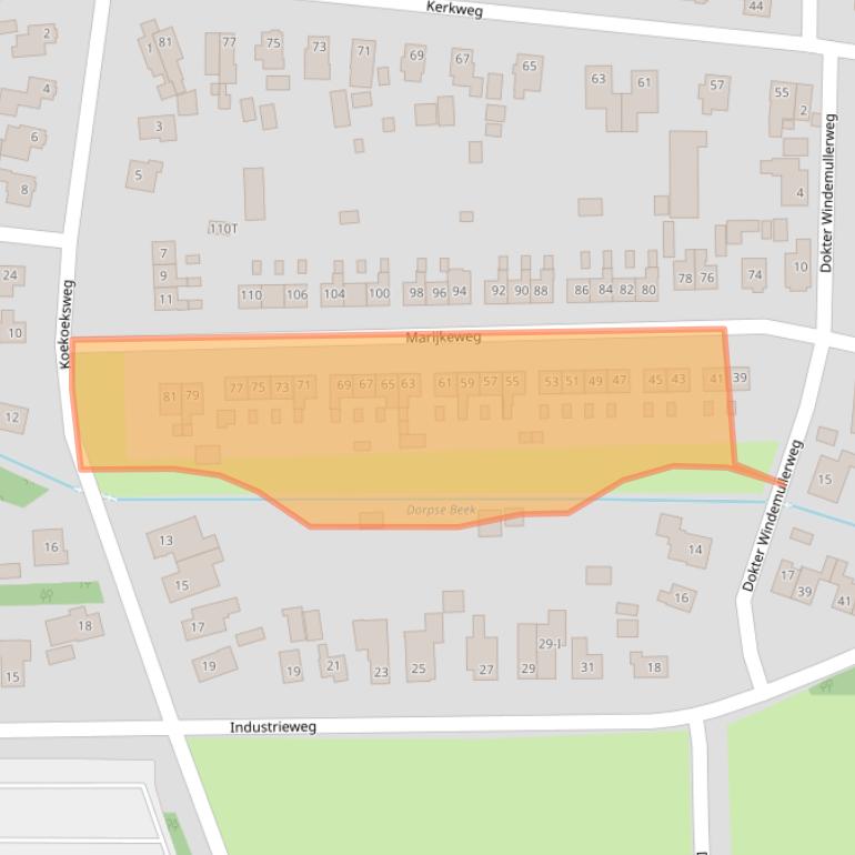 Kaart van postcodegebied 8171CL.